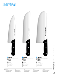 CUCHILLOS PROFESIONALES UNIVERSAL Arcos