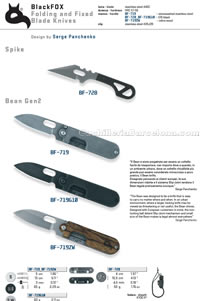 CUCHILLOS SPIKE NAVAJAS BEAN GEN 2 Blackfox