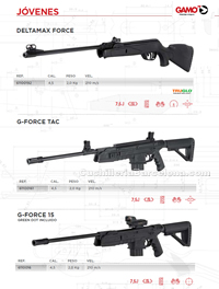 CARABINAS AIRE COMPRIMIDO 013 Gamo