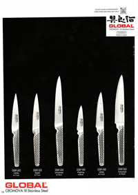 CUCHILLOS COCINA JAPONESES GLOBAL