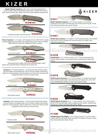 NAVAJAS SHAMSHIR QUELL GINESIS HARPOON Kizer