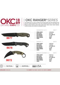 CUCHILLOS TACTICOS OKC RANGER SERIES Ontario