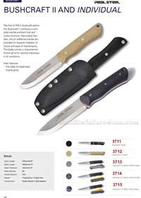 CUCHILLOS BUSHCRAFT II AND INDIVIDUAL RealSteel